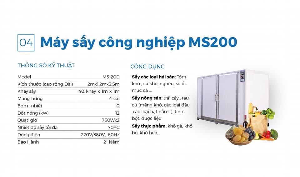 máy sấy Kenview MS200